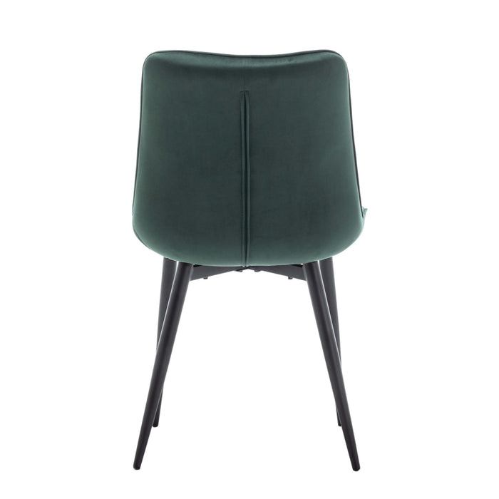 Furnihaus Eetkamerstoel Felix - Groen - Set van 2