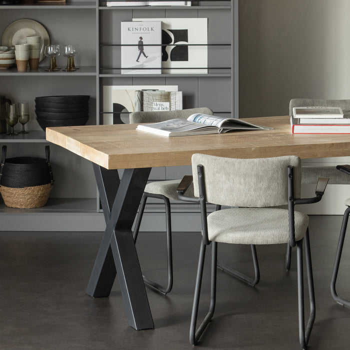 Woood Tablo Eettafel 180 x 90 - Bruin