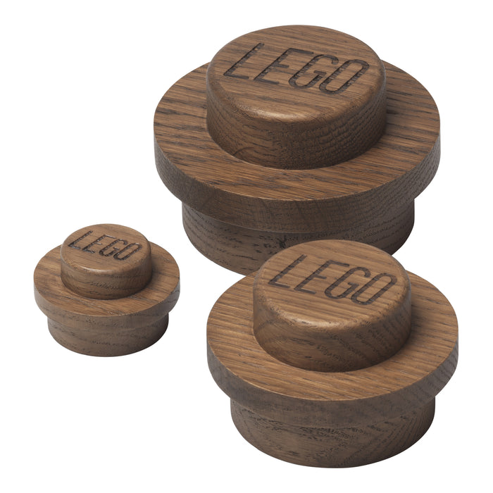 LEGO Wood Kapstokhaak - Set van 3