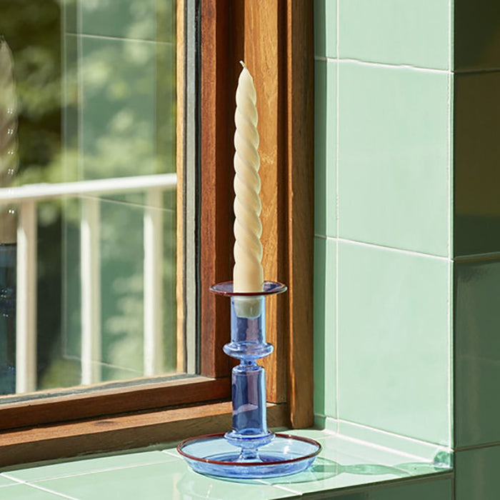 HAY Flare Kandelaar Medium - Blauw