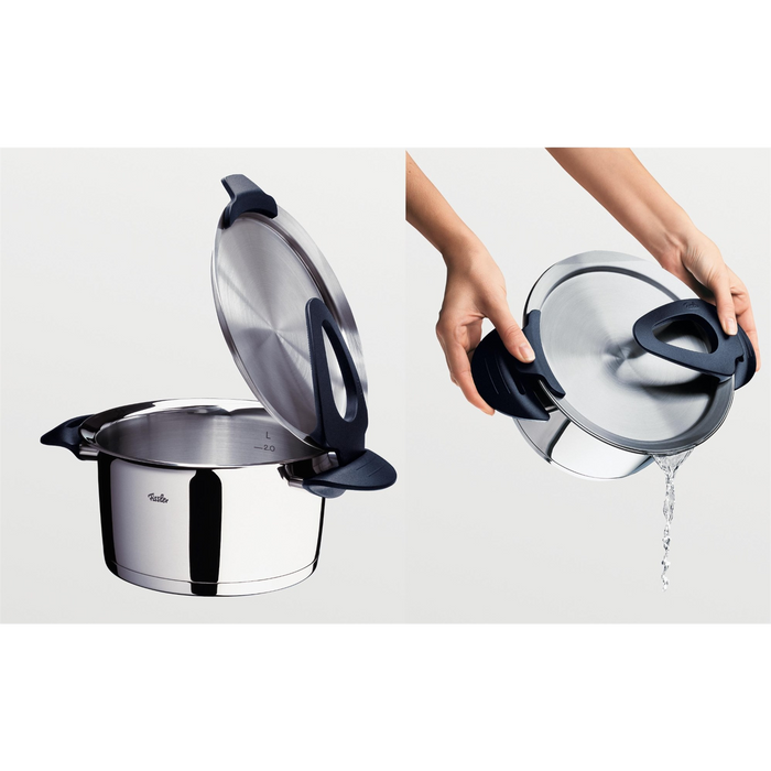 Fissler intensa pannenset, 5-delig zwart