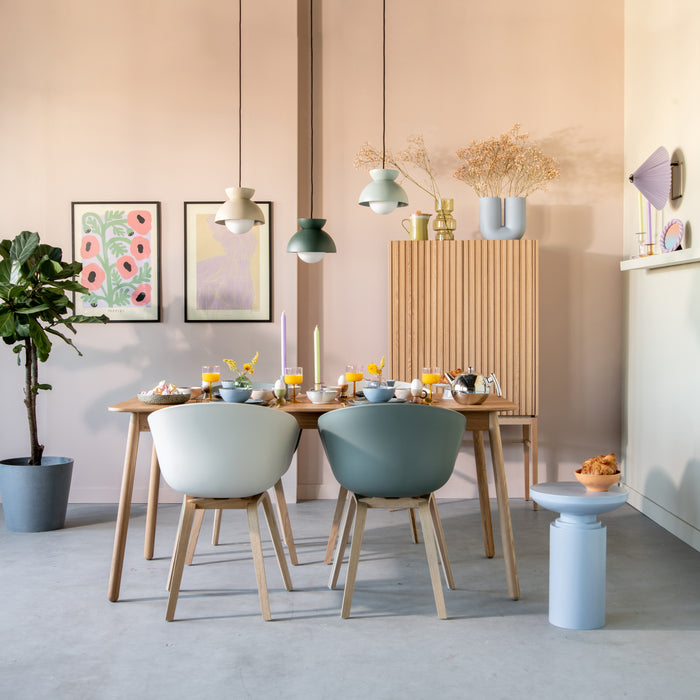 HAY Flare Kandelaar Medium - Roze