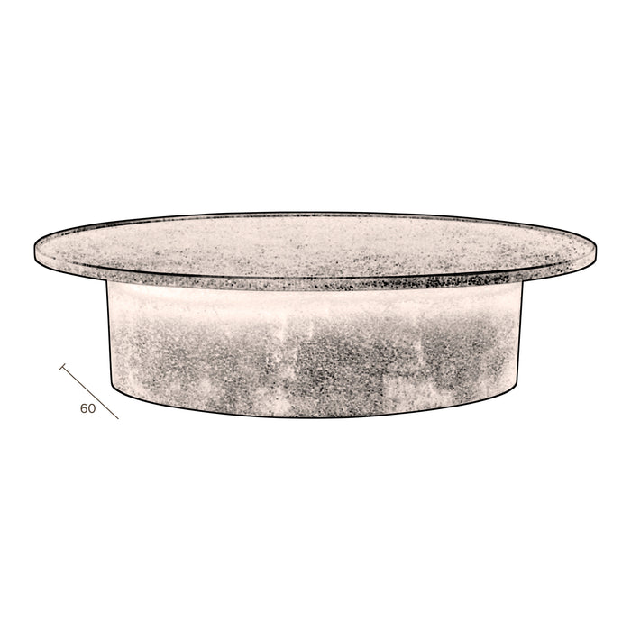 Dutchbone Winston Salontafel Ovaal - Zwart