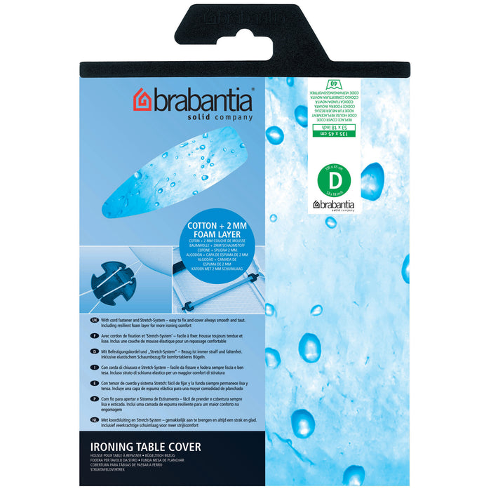 Brabantia Ice Water Type D Strijkplankhoes 135 x 45 cm