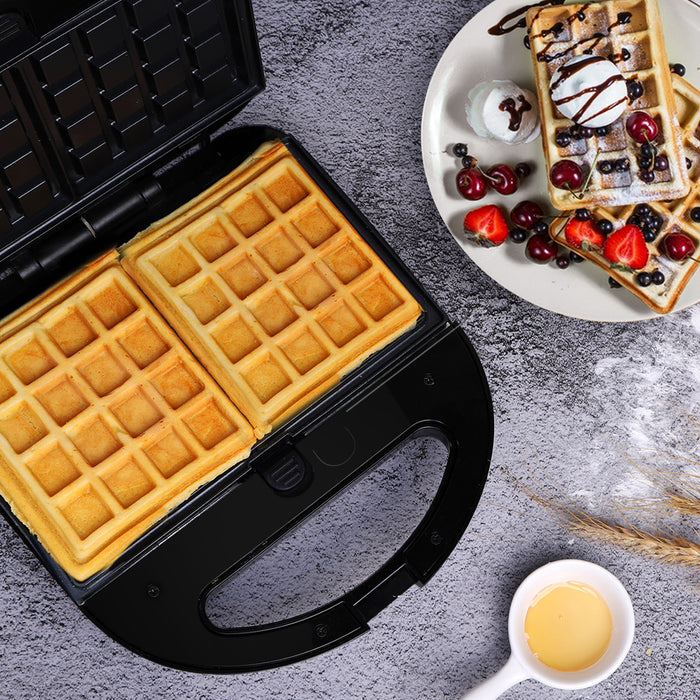 Aigostar Robin 30OGQ - Tosti ijzer - Contactgrill 3 in 1 - zwart