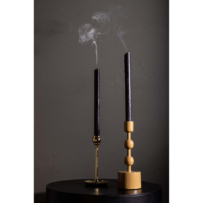 PTMD Marissa Kandelaar - H17 x Ø9 cm - Aluminium - Goud