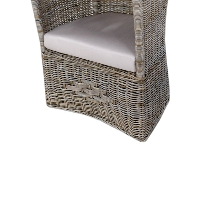 Vtw Living - Tuinstoel Rotan Bruin - Strandstoel - 160 x 80 x 80 cm