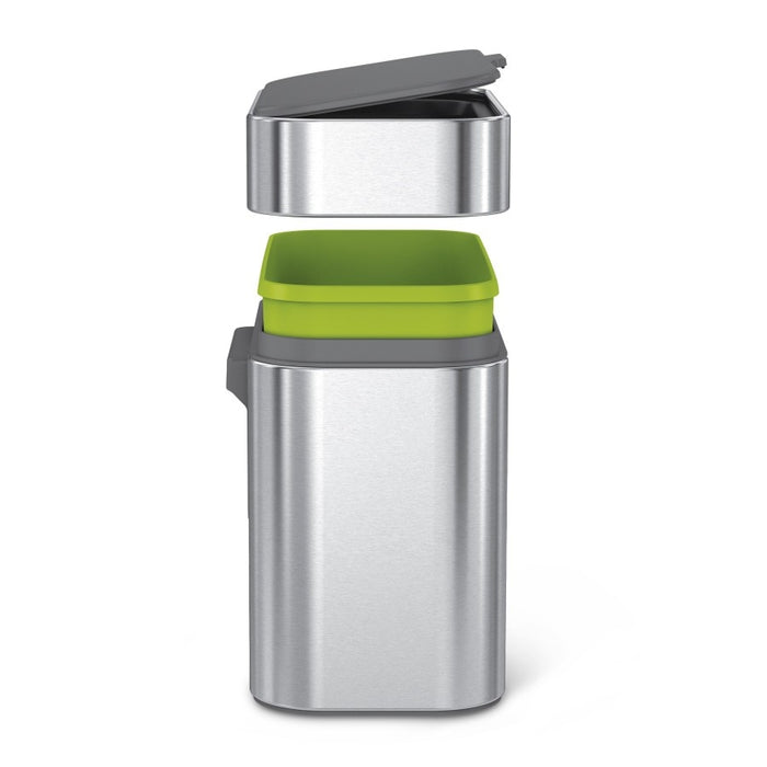 Simplehuman Afvalemmer 4 L - Zilver