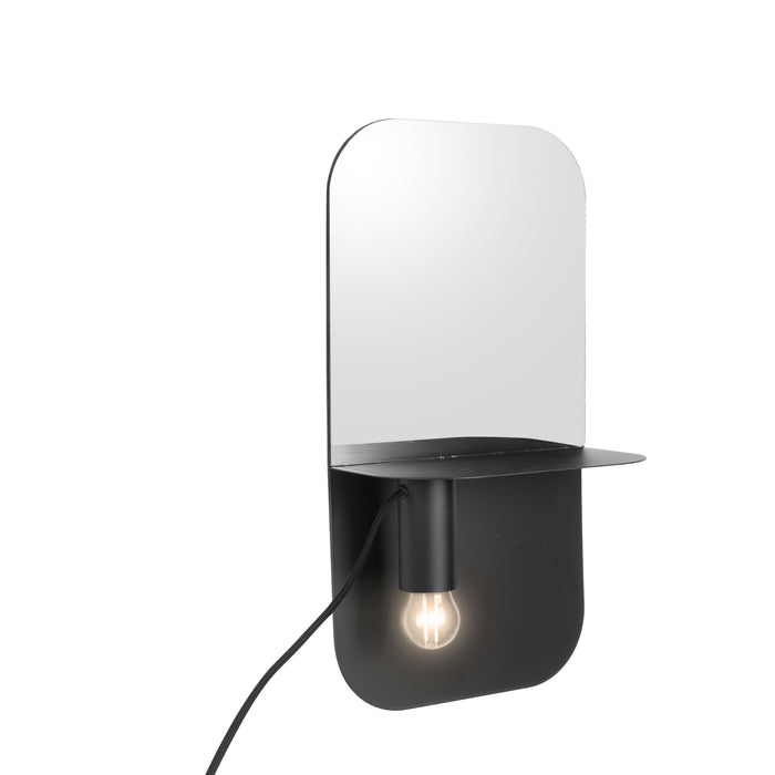 Leitmotiv Plate Wandlamp Met Spiegel