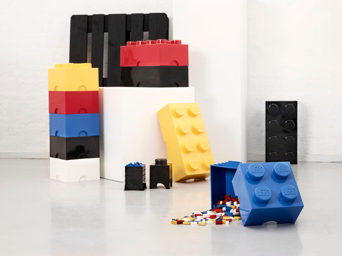 LEGO - Opbergbox Brick 8, Geel - LEGO