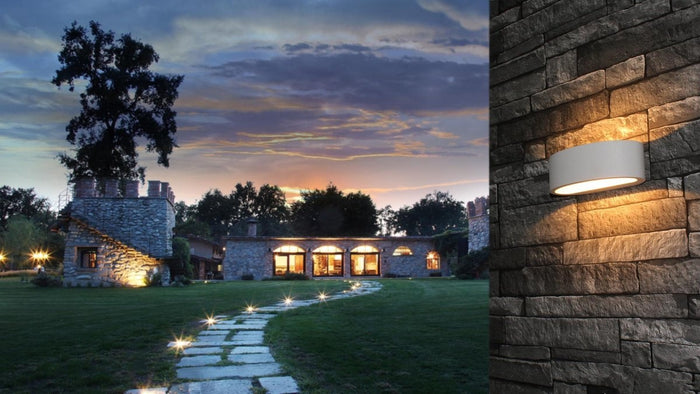 Artdelight Wandlamp Sharp Led Wit IP54