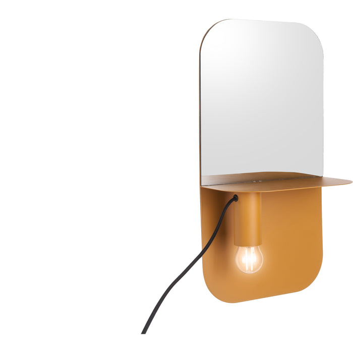 Leitmotiv Plate Wandlamp Met Spiegel