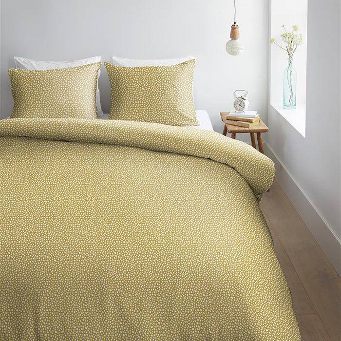Ambiante Harley Dekbedovertrek 200 x 220 cm - Geel