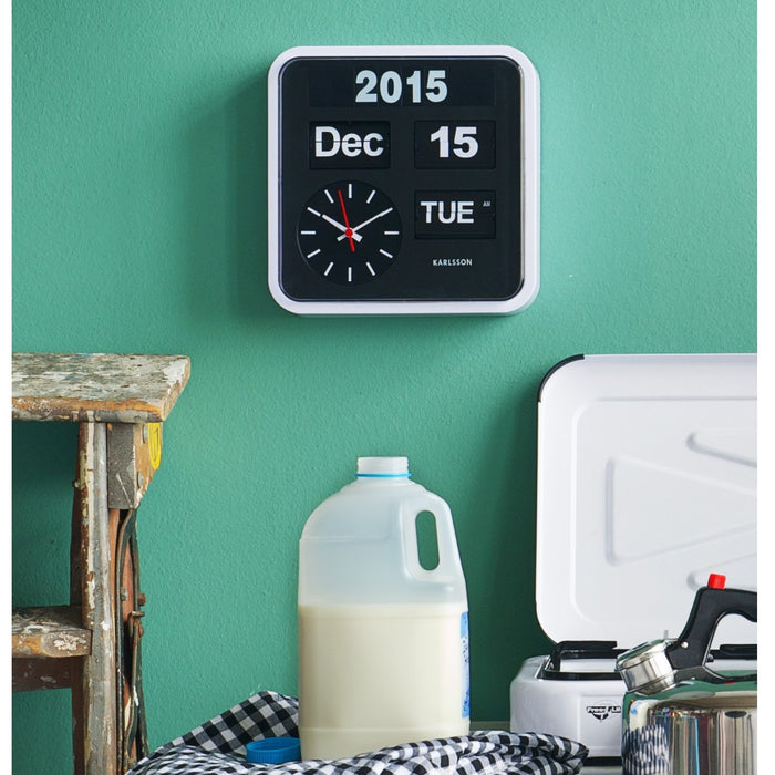 Karlsson Big Flip Wandklok 43 x 43 cm