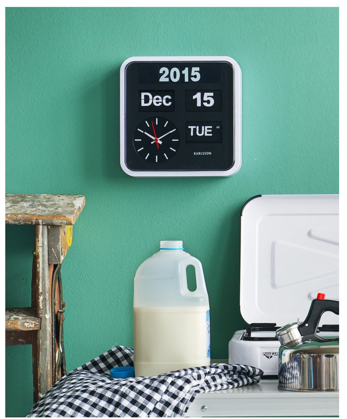 Karlsson Big Flip Wandklok 43 x 43 cm