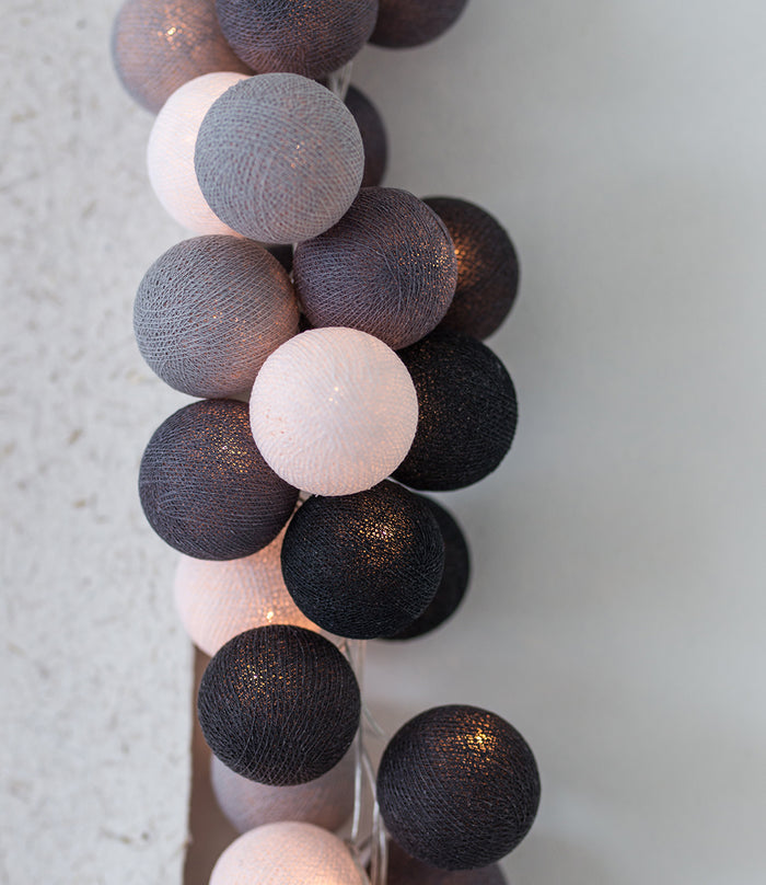 Cotton Ball Lights Regular lichtslinger grijs - Antra 35