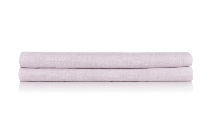 Zo Home Lino Hoeslaken Katoen Linnen Look 35 Hoek - grey lilac