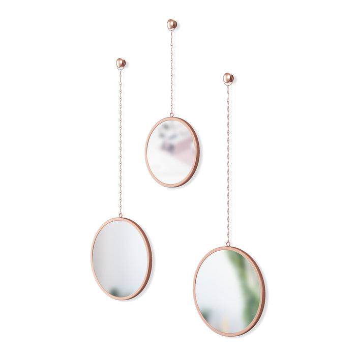 Umbra Dima Spiegel Rond - Koper