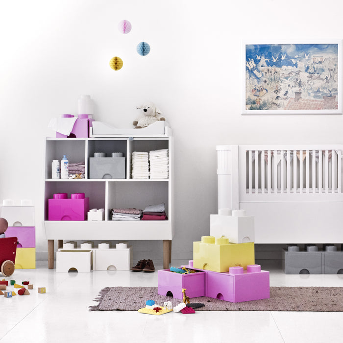 LEGO® Brick 4 Opbergbox - Grijs