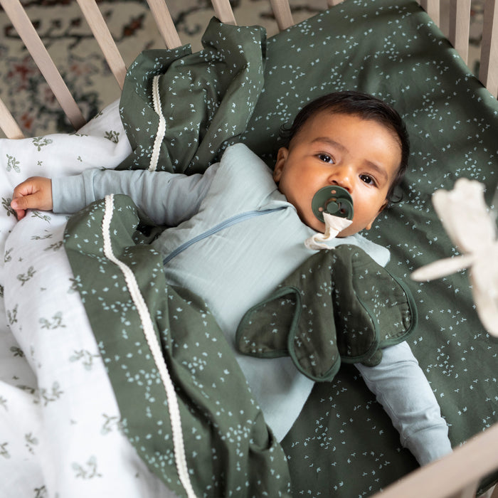 Noppies Botanical Ledikant Hoeslaken - Beetle