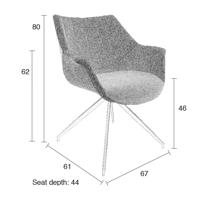 Zuiver Doulton Stoel