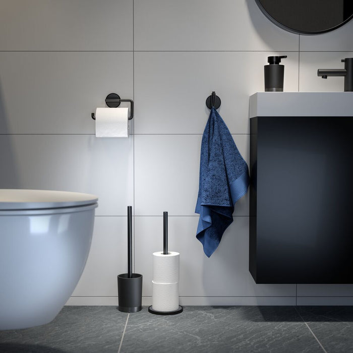 Tiger Tune Toiletborstel met Houder Vrijstaand - Zwart