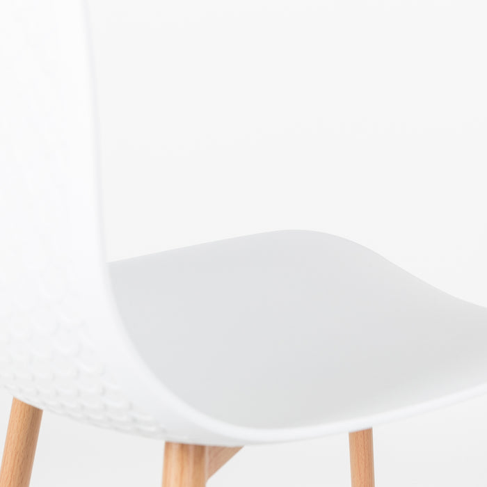 by fonQ basic Scale Eetkamerstoel - Wit