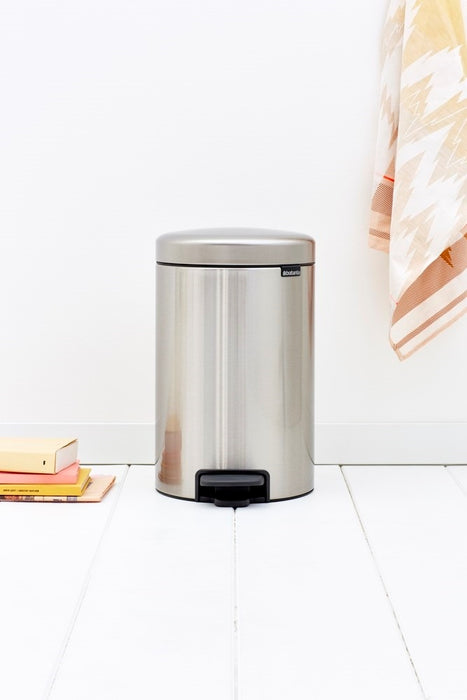 Brabantia NewIcon Pedaalemmer 12 L Vingerafdrukvrij - Matt Steel
