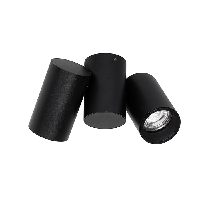 QAZQA Design spot zwart 2-lichts verstelbaar - Michael