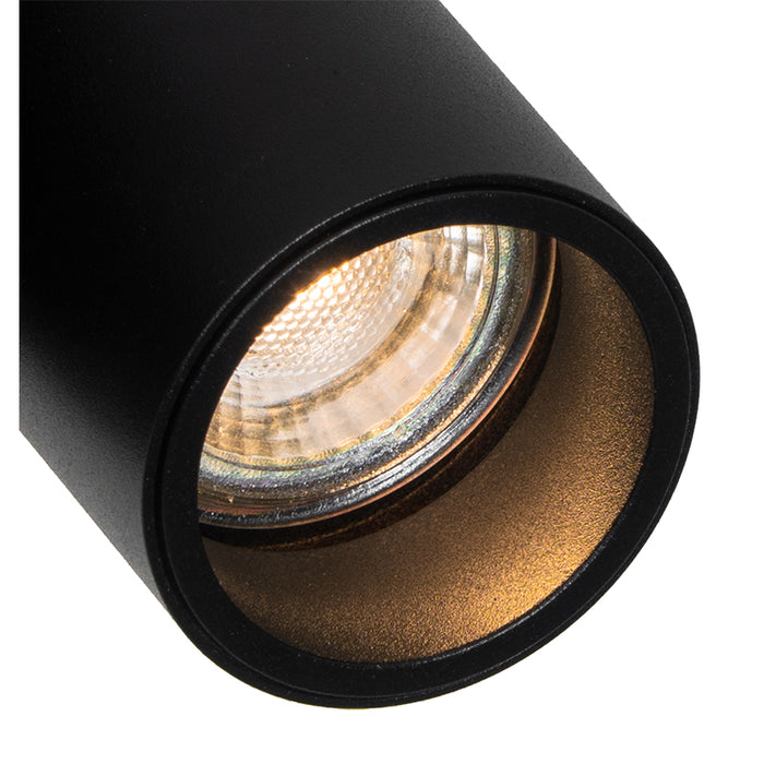 QAZQA Design spot zwart 2-lichts verstelbaar - Michael