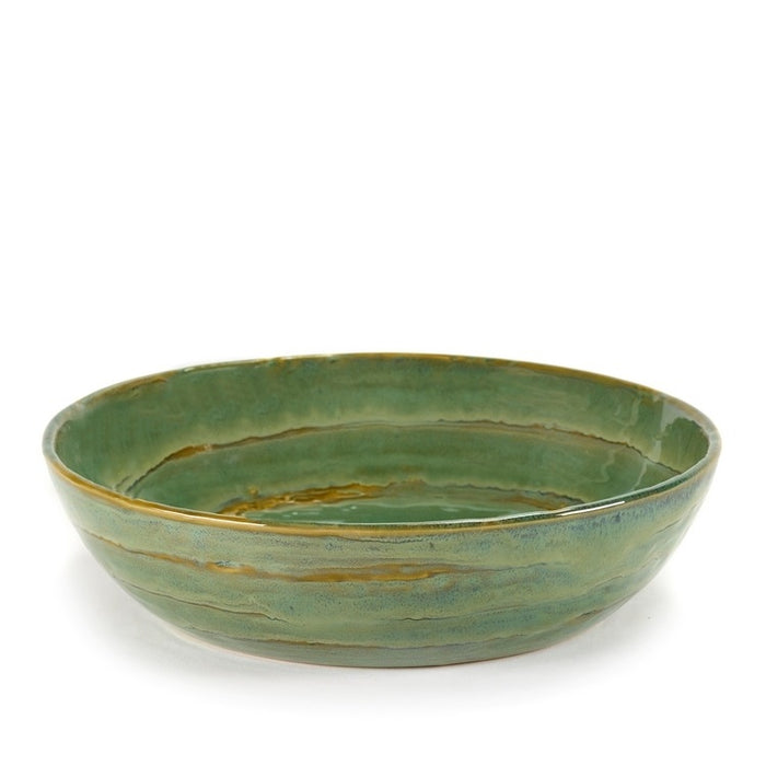 SERAX - Pascale Naessens - Pure Saladeschaal Ø 20 cm - Zeegroen - Set van 4