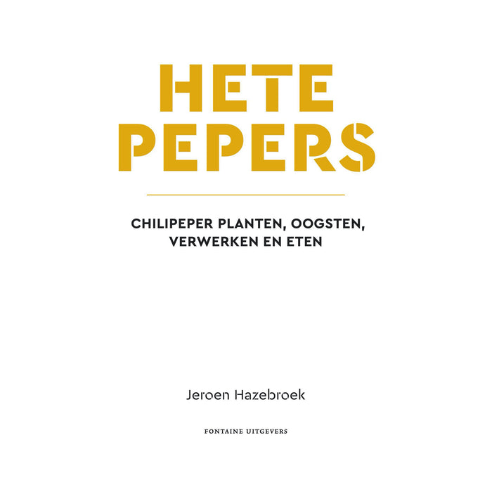 Hete pepers - Jeroen Hazebroek