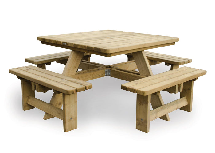 vierkante|ronde picknicktafel beschermhoes London 200 cm