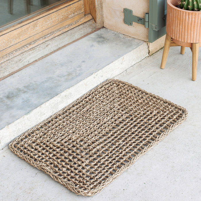 Kave Home Yariela Deurmat - Bruin