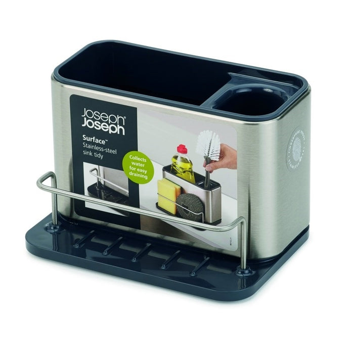Joseph Joseph Surface RVS Gootsteenorganiser - Zilver / Zwart