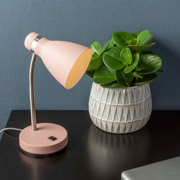 Leitmotiv New Study Tafellamp - Roze