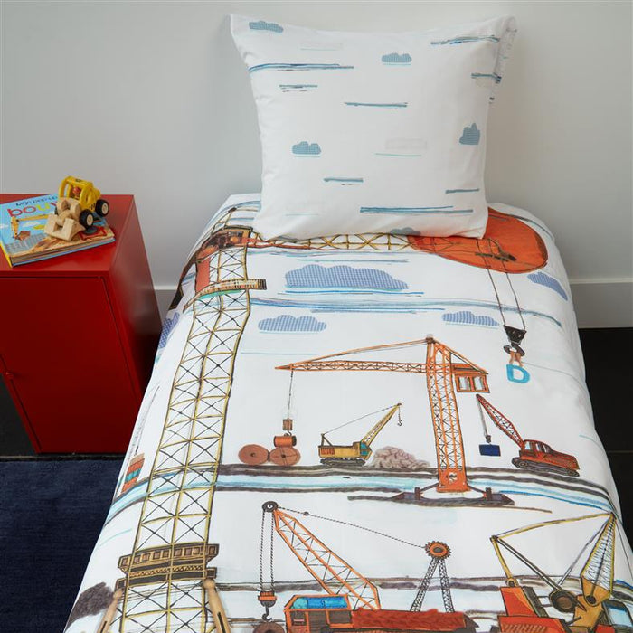 Beddinghouse Kids Dekbedovertrek Building Site Multi