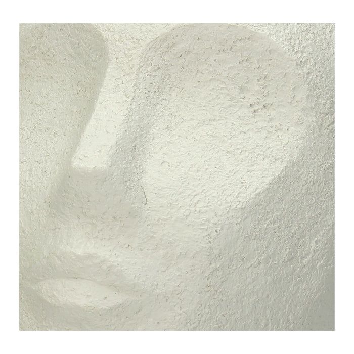 by fonQ basic Lena Ornament Hoofd 19 x 16 x 22 cm - Wit