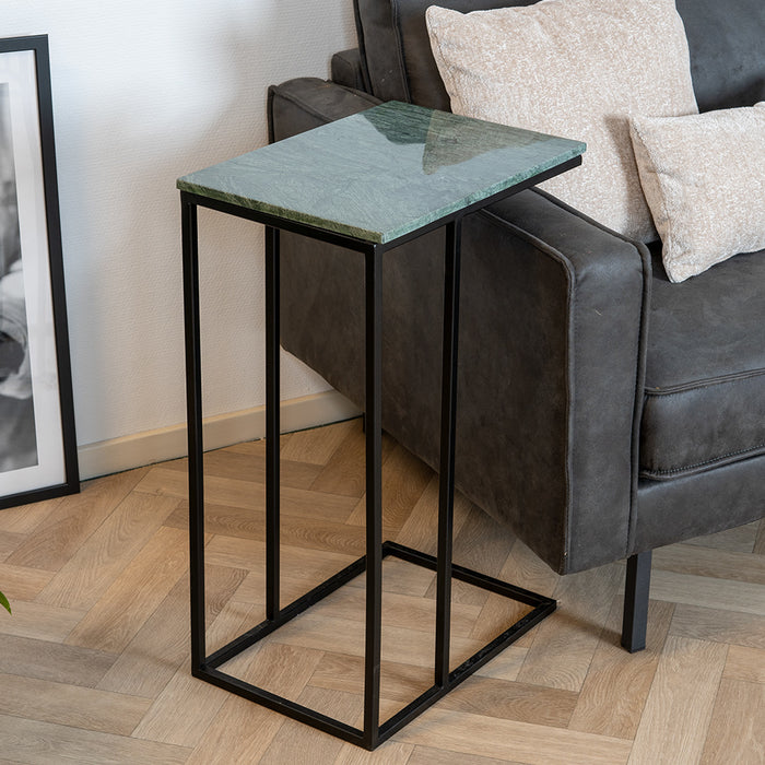 Bronx71 Laptoptafel marmer Zoey groen 70 cm