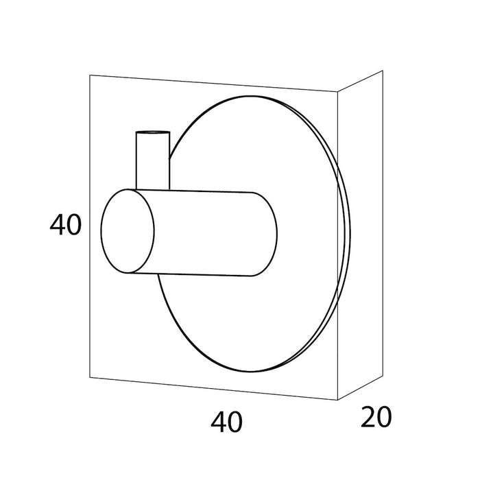 Tiger Rhino Hakenset - RVS Geborsteld (4 stuks)