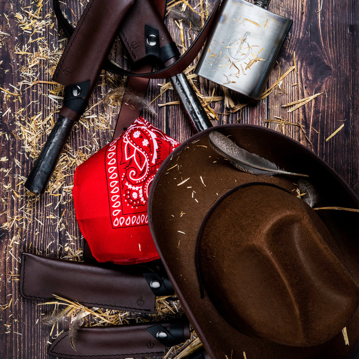 Forged Leather Hoes Santokumes 19,5 cm