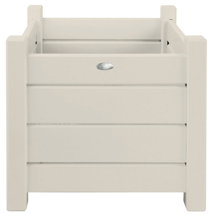 Esschert Design Plantenbak Vierkant 40 x 40 cm Set van 2 - Wit