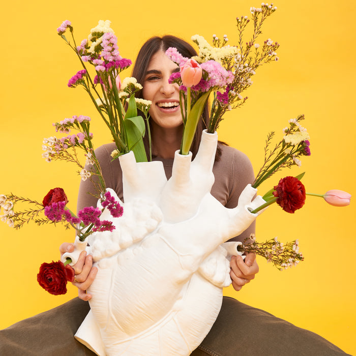 Seletti Love In Bloom Vaas - Wit