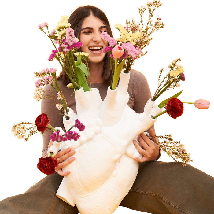 Seletti Love In Bloom Vaas - Wit