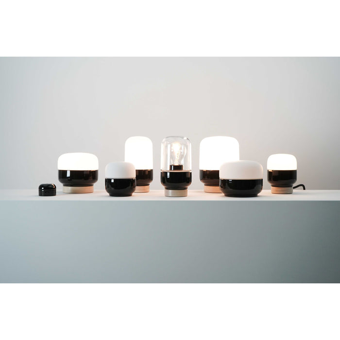 Ifö Electric Ohm 100|110 plafond-en wandlamp porselein IP44 Zwart