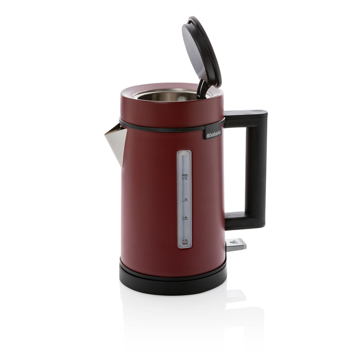 Brabantia D1S-6TRD Waterkoker - 1,7 Liter - LED-verlichting - Rood