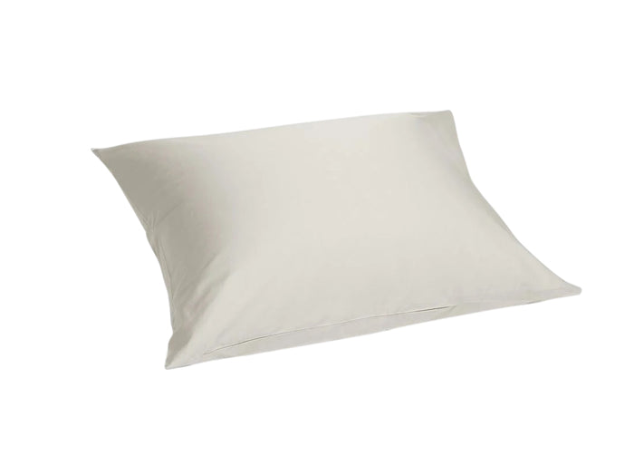 Yumeko kussensloop katoen satijn sandy grey 60x70