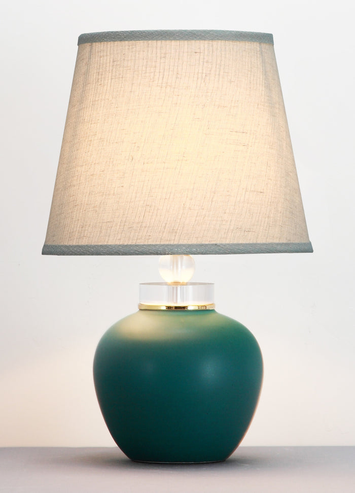 Fine Asianliving Chinese Tafellamp met Kap Keramiek Porselein