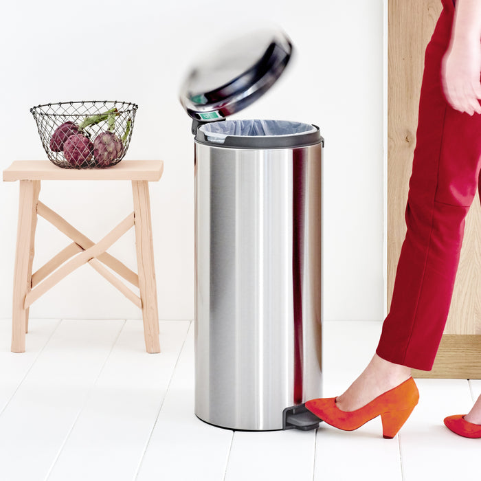 Brabantia NewIcon Pedaalemmer 30 L - Matt Steel