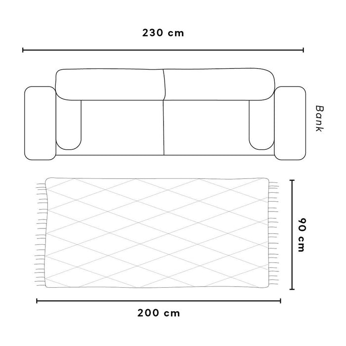 House Doctor Block Vloerkleed